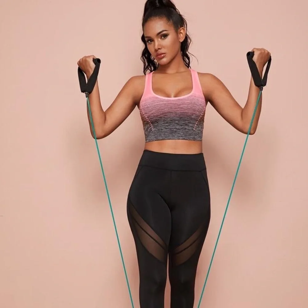 Sports Bra Pink and Black Small Medium NWT - Picture 4 of 8